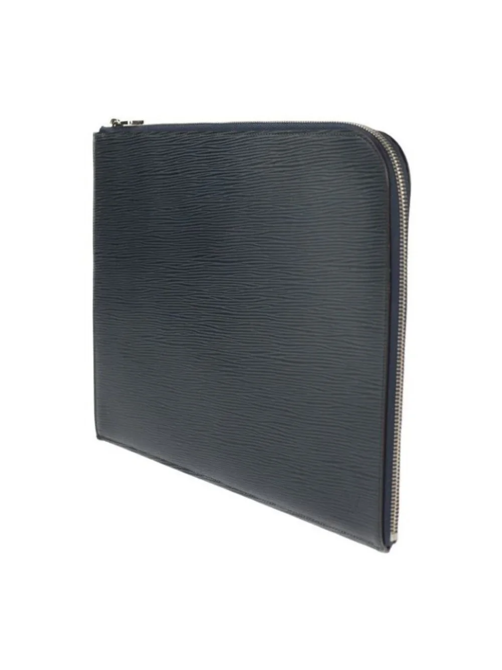 Louis Vuitton Pochette Jules GM Second Bag Leather Blue Marline Silver